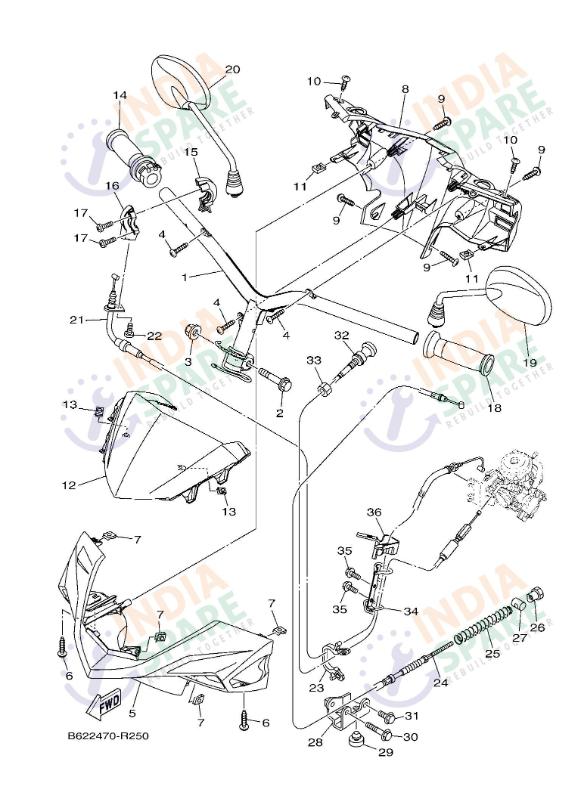 STEERING HANDLE & CABLE